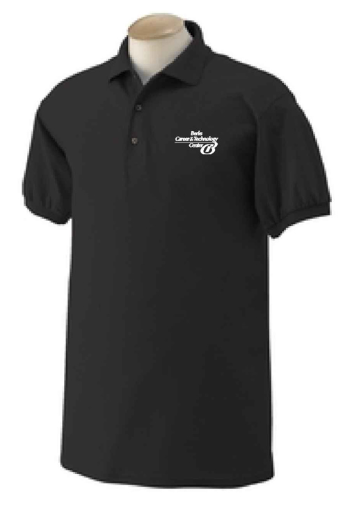 BCTC West Store. Black SS Polo