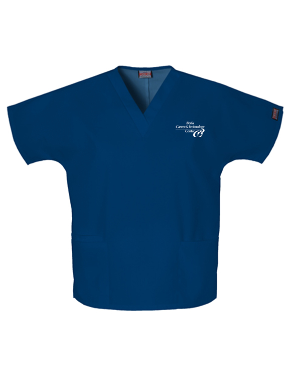 Picture of Men's Navy Scrub Top