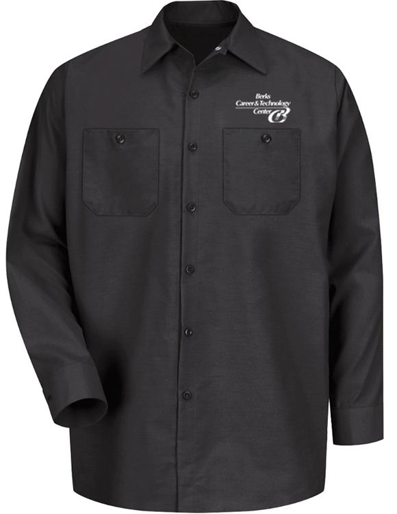 Picture of Black Long Sleeve Work Shirt