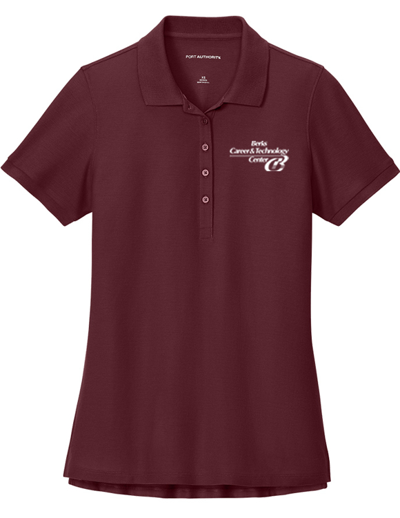 Picture of Maroon Signature Pique Polo